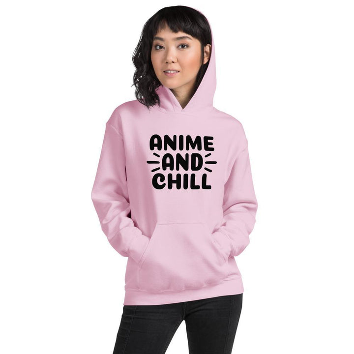 "Anime And Chill" | Bold Design | Unisex Hoodie - Pinned Up Ink