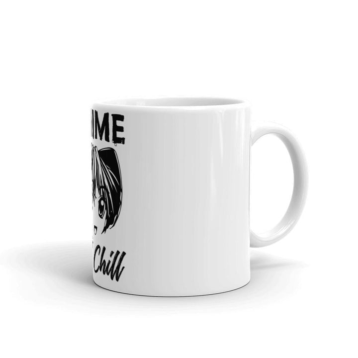 "Anime and Chill-Excited" Mug (White) - Pinned Up Ink