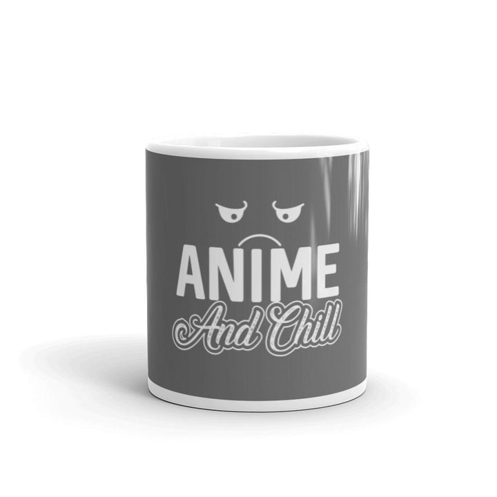 "Anime and Chill-Sad" Mug (Gray) - Pinned Up Ink