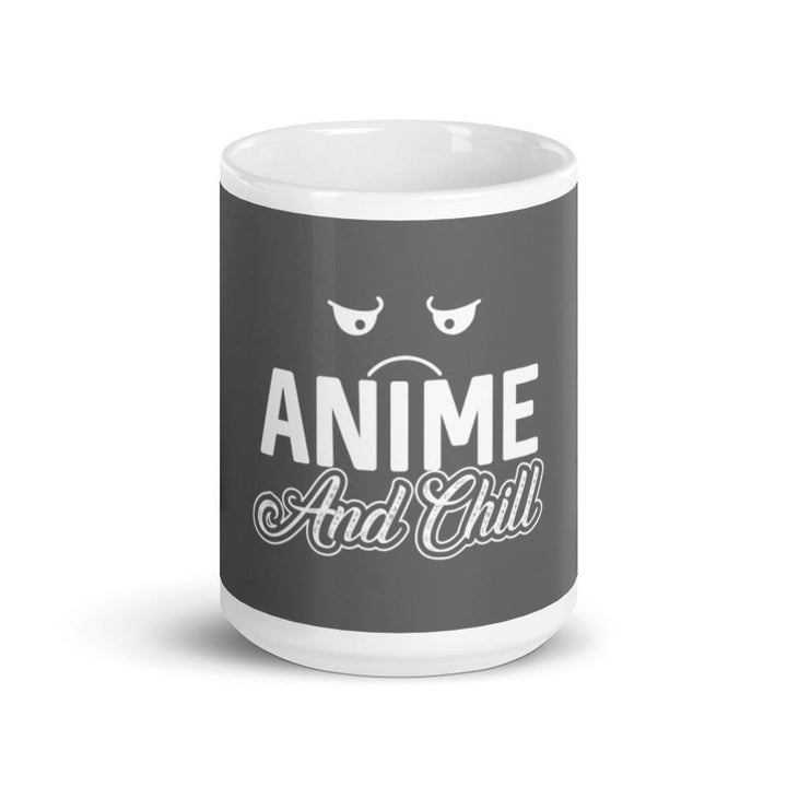 "Anime and Chill-Sad" Mug (Gray) - Pinned Up Ink