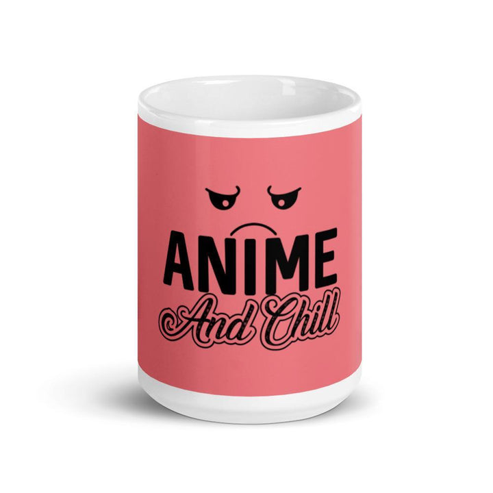 "Anime and Chill-Sad" Mug (Pink) - Pinned Up Ink