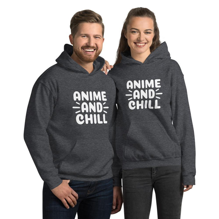 "Anime and Chill" Unisex Hoodie - Pinned Up Ink