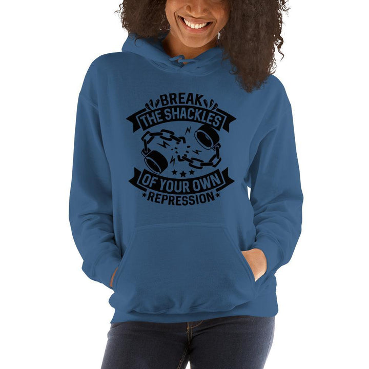 "Break The Shackles" Unisex Hoodie - Pinned Up Ink