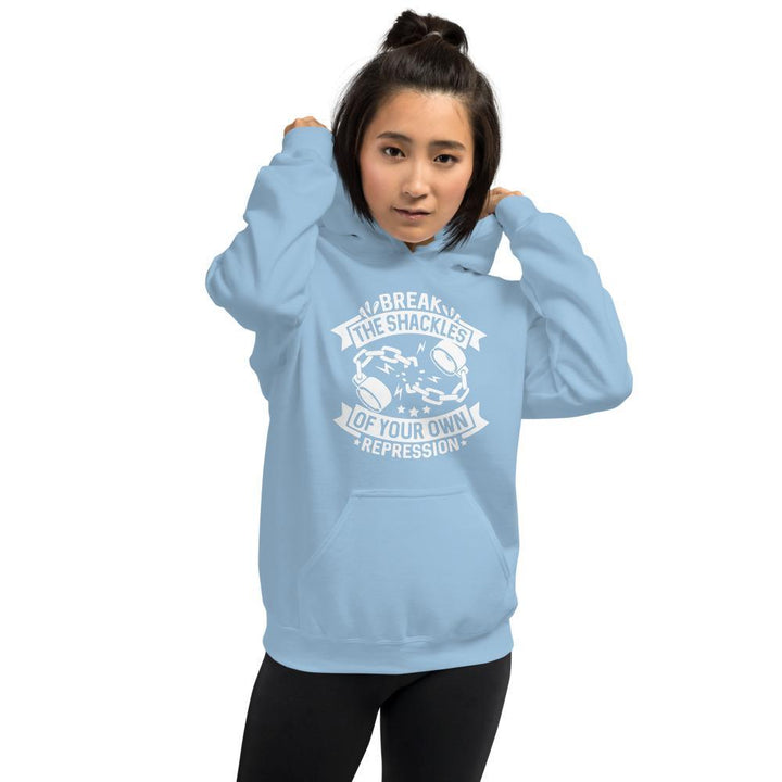 "Break The Shackles" Unisex Hoodie - Pinned Up Ink