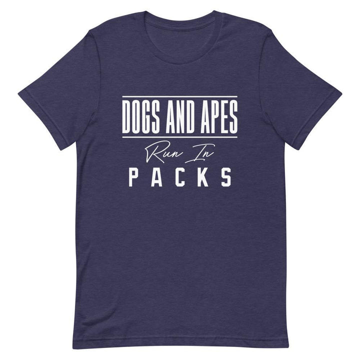 "Dogs and Apes" Short - Sleeve Unisex T-Shirt - Pinned Up Ink