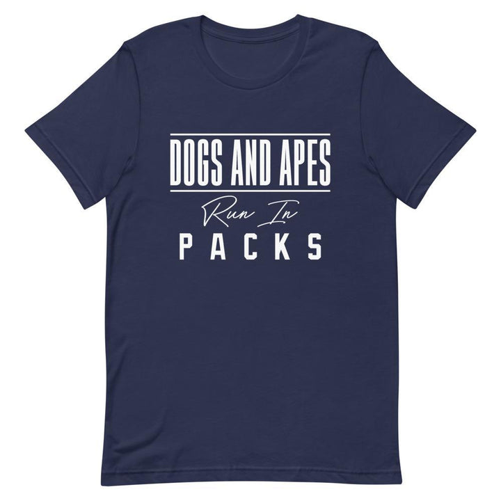 "Dogs and Apes" Short - Sleeve Unisex T-Shirt - Pinned Up Ink