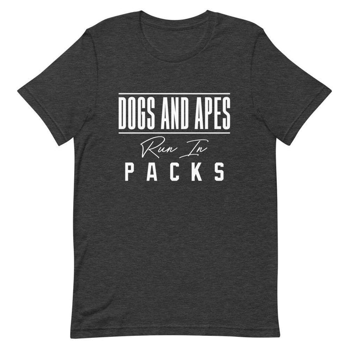 "Dogs and Apes" Short - Sleeve Unisex T-Shirt - Pinned Up Ink