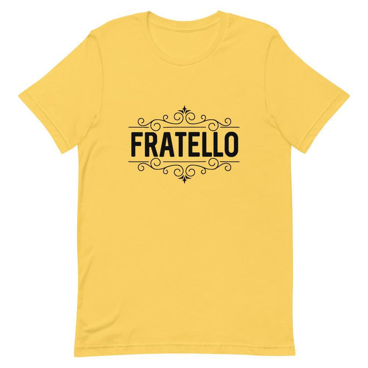 "Fratello" Short-Sleeve Unisex T-Shirt - Pinned Up Ink