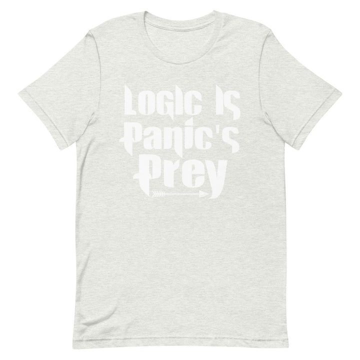 "Logic Is Panic's Prey" Short - Sleeve Unisex T-Shirt - Pinned Up Ink