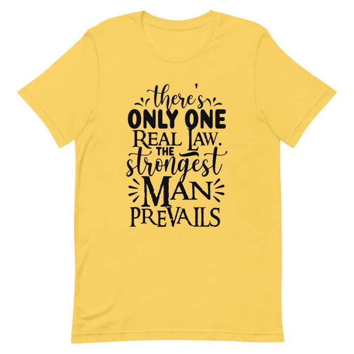 "One Real Law" Short-Sleeve Unisex T-Shirt - Pinned Up Ink