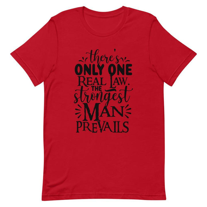"One Real Law" Short - Sleeve Unisex T-Shirt - Pinned Up Ink