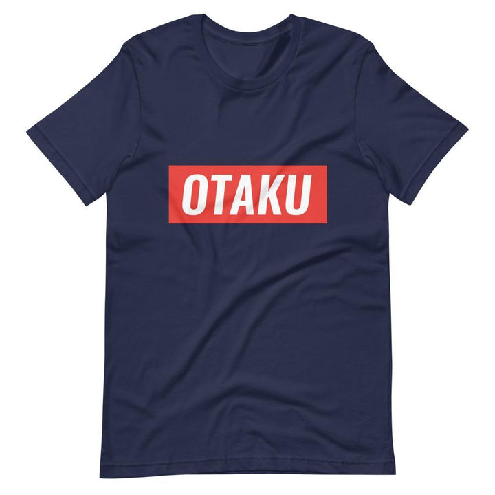 "Otaku" Red Stripe Short - Sleeve Unisex T-Shirt - Pinned Up Ink