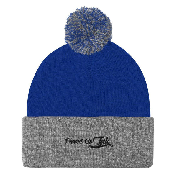 "Pinned Up Ink" Pom-Pom Beanie - Pinned Up Ink