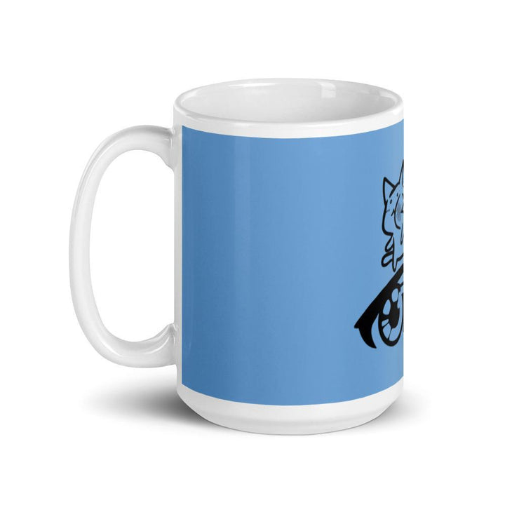 "Punch the Otaku" Mug (Blue) - Pinned Up Ink