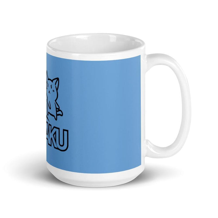 "Punch the Otaku" Mug (Blue) - Pinned Up Ink