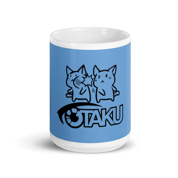 "Punch the Otaku" Mug (Blue) - Pinned Up Ink