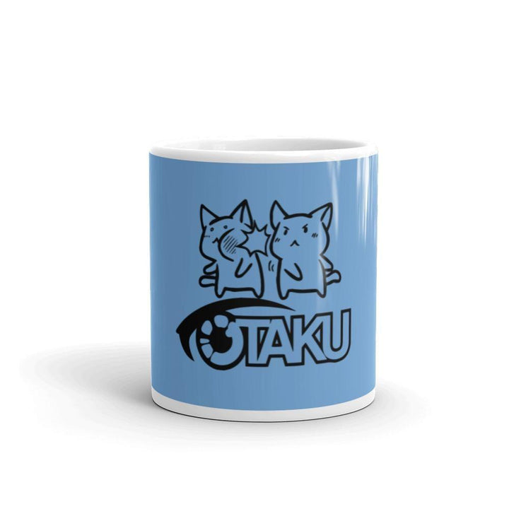 "Punch the Otaku" Mug (Blue) - Pinned Up Ink